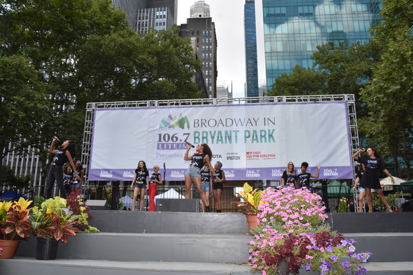 Photo Coverage: SUMMER, ANASTASIA & More Take Over Broadway In Bryant Park! Image
