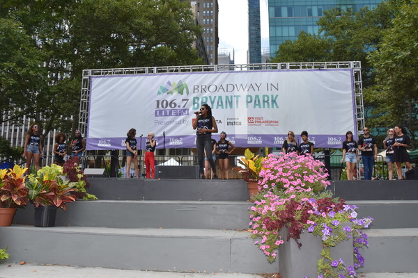 Photo Coverage: SUMMER, ANASTASIA & More Take Over Broadway In Bryant Park! Image