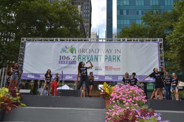 Photo Coverage: SUMMER, ANASTASIA & More Take Over Broadway In Bryant Park! Image