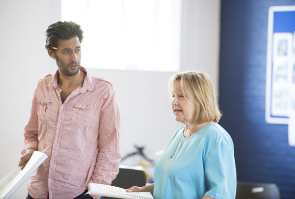 Photo Flash: Inside Rehearsal For Alan Bennett's THE HABIT OF ART Image