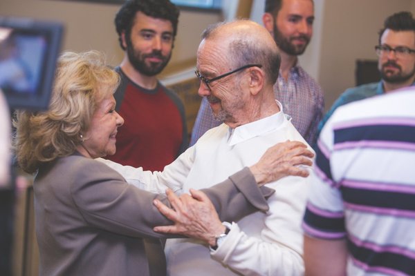 Elisa Stein and Joel Grey Photo