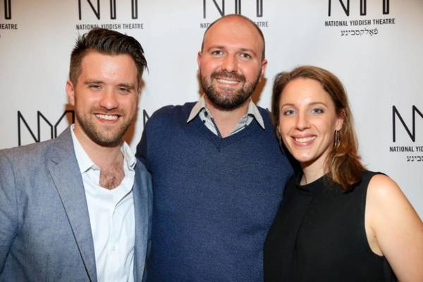 Andy Truschinski, NYTF CEO Chris Massimine, and Jessie Mueller Photo