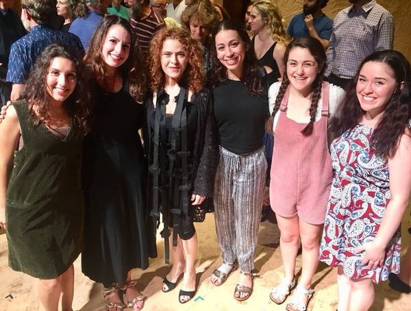 Raquel Nobile, Rachel Zatcoff, Bernadette Peters, Stephanie Lynne Mason, Samantha Hah Photo