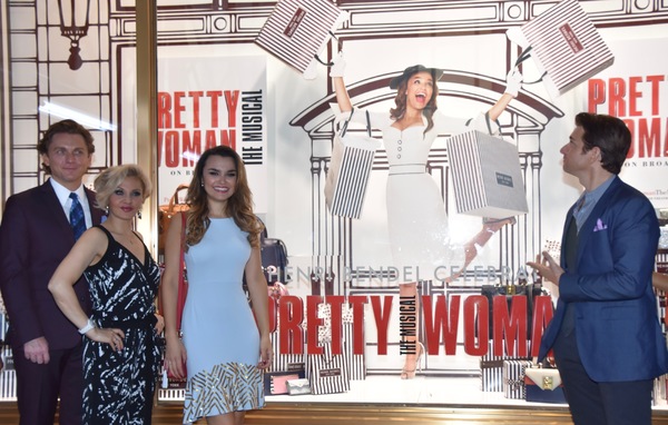 Photo Coverage: The Cast of PRETTY WOMAN Celebrates Window Opening at Henri Bendel Image