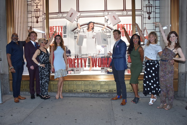 Photo Coverage: The Cast of PRETTY WOMAN Celebrates Window Opening at Henri Bendel Image