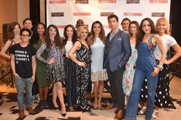 Orfeh, Samantha Barks, Andy Karl and The Cast of Pretty Woman Photo
