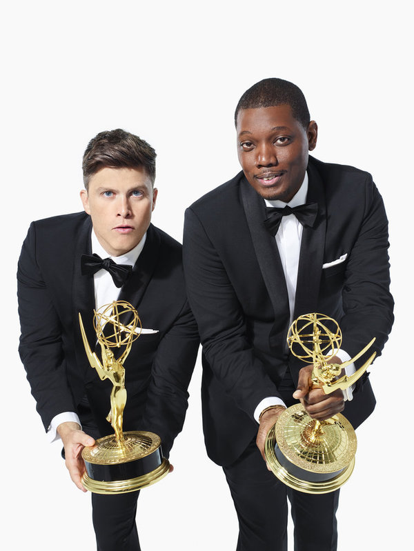 Photo Flash: See Hosts Michael Che and Colin Jost's EMMYS Photoshoot 