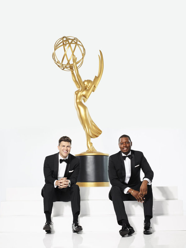 Photo Flash: See Hosts Michael Che and Colin Jost's EMMYS Photoshoot Image