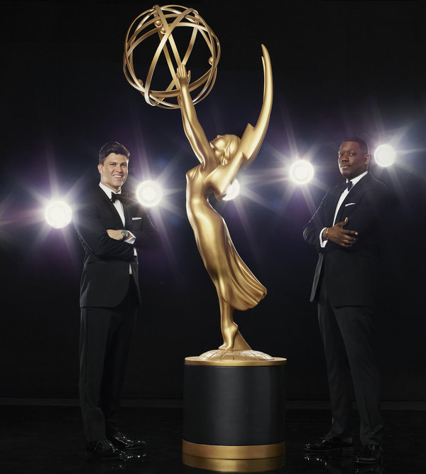 Photo Flash: See Hosts Michael Che and Colin Jost's EMMYS Photoshoot Image
