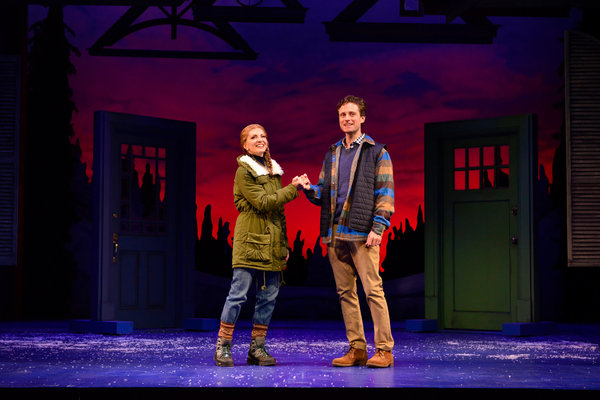 Laura Woyasz and Kevin Massey in Grumpy Old Men the Musical at the Ogunquit Playhouse Photo