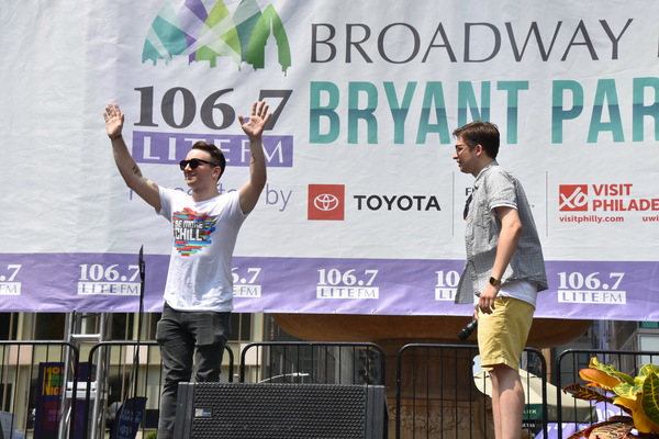 Photo Coverage: The Cast of BE MORE CHILL and More Perform at Broadway in Bryant Park Image