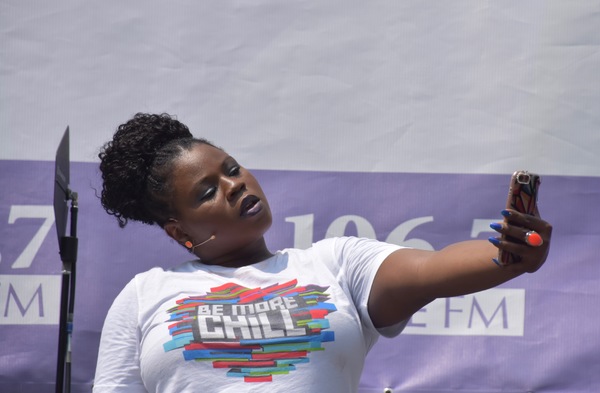 Photo Coverage: The Cast of BE MORE CHILL and More Perform at Broadway in Bryant Park Image
