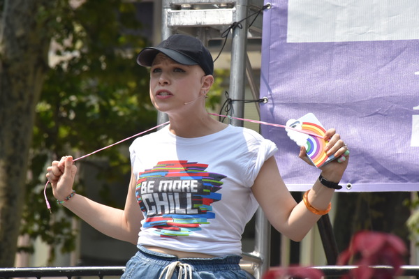 Photo Coverage: The Cast of BE MORE CHILL and More Perform at Broadway in Bryant Park Image