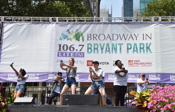 Photo Coverage: The Cast of BE MORE CHILL and More Perform at Broadway in Bryant Park Image