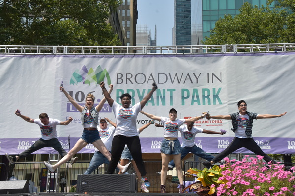Photo Coverage: The Cast of BE MORE CHILL and More Perform at Broadway in Bryant Park Image
