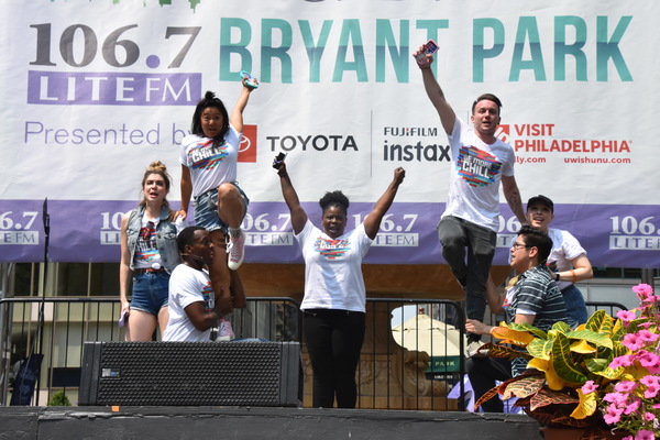 Photo Coverage: The Cast of BE MORE CHILL and More Perform at Broadway in Bryant Park Image