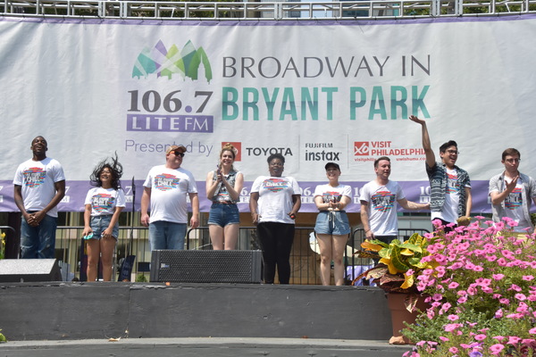 Photo Coverage: The Cast of BE MORE CHILL and More Perform at Broadway in Bryant Park 