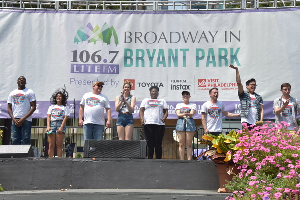 Photo Coverage: The Cast of BE MORE CHILL and More Perform at Broadway in Bryant Park Image