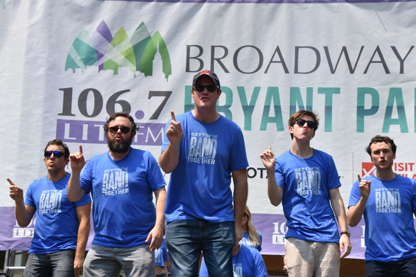 Photo Coverage: The Cast of BE MORE CHILL and More Perform at Broadway in Bryant Park Image