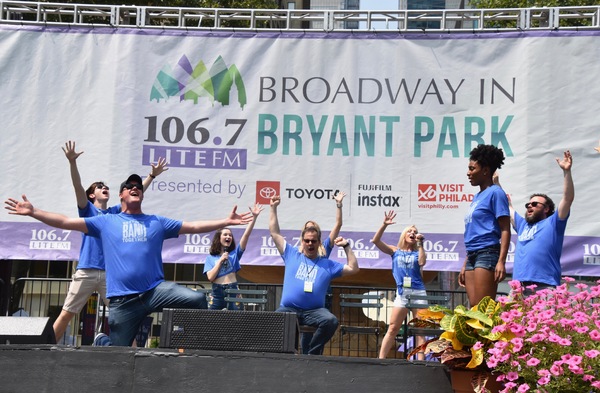 Photo Coverage: The Cast of BE MORE CHILL and More Perform at Broadway in Bryant Park Image
