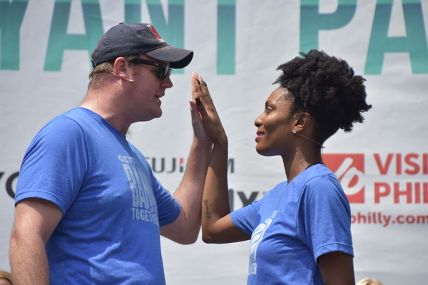 Photo Coverage: The Cast of BE MORE CHILL and More Perform at Broadway in Bryant Park Image
