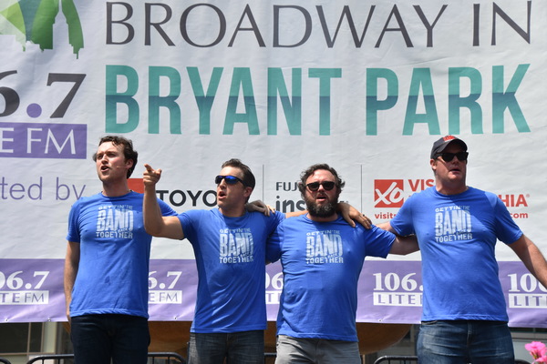 Photo Coverage: The Cast of BE MORE CHILL and More Perform at Broadway in Bryant Park Image