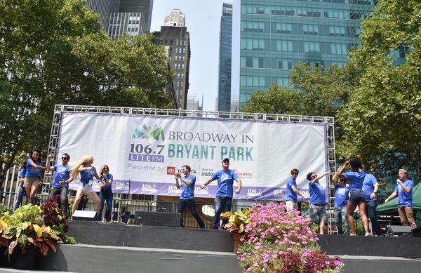 Photo Coverage: The Cast of BE MORE CHILL and More Perform at Broadway in Bryant Park Image