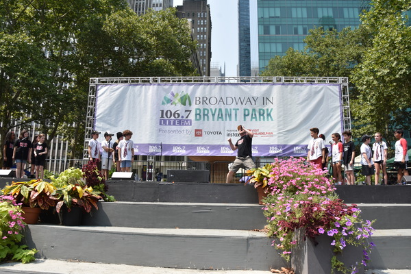 Photo Coverage: The Cast of BE MORE CHILL and More Perform at Broadway in Bryant Park Image