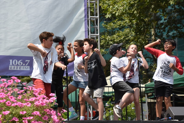 Photo Coverage: The Cast of BE MORE CHILL and More Perform at Broadway in Bryant Park Image