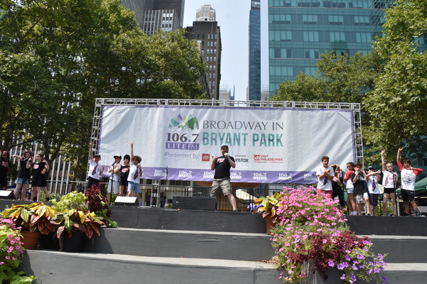Photo Coverage: The Cast of BE MORE CHILL and More Perform at Broadway in Bryant Park Image