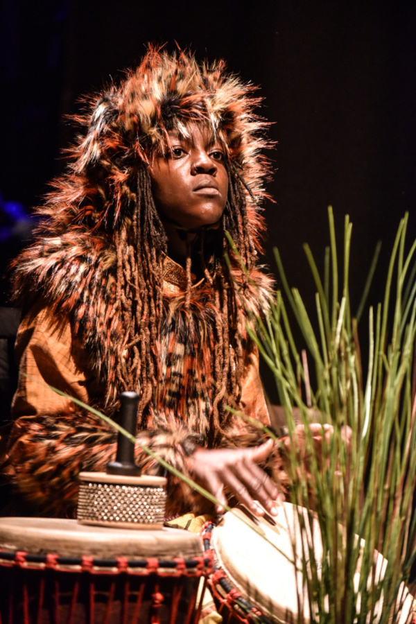 Kandaka Moore as Tabaqui in The Jungle Book at Greenwich Theatre Photo