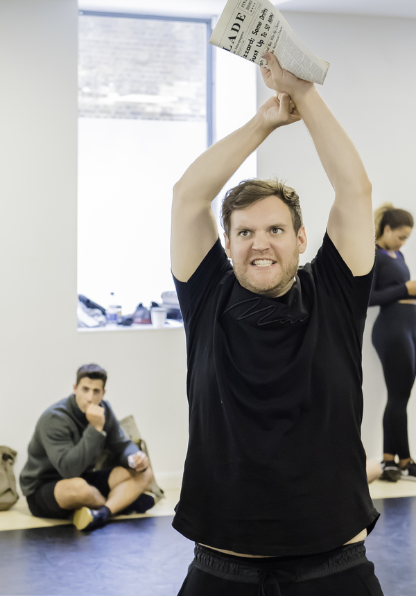 Photo Flash: Get a First Look at Rob Houchen and More in Rehearsal For EUGENIUS! Image