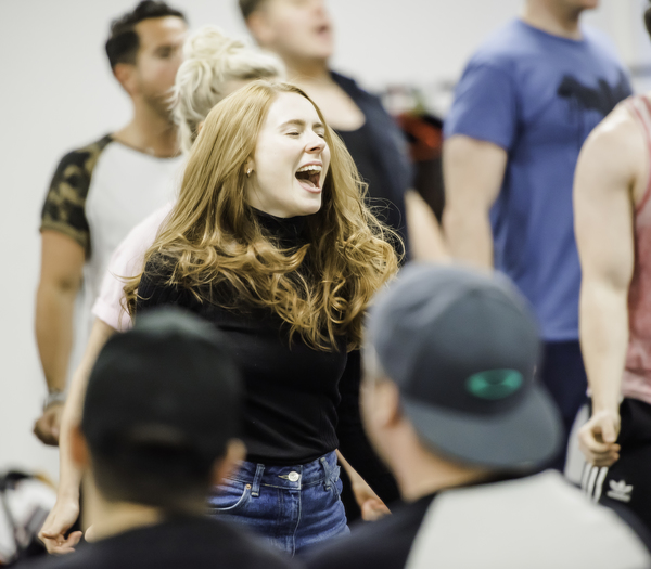 Photo Flash: Get a First Look at Rob Houchen and More in Rehearsal For EUGENIUS! Image