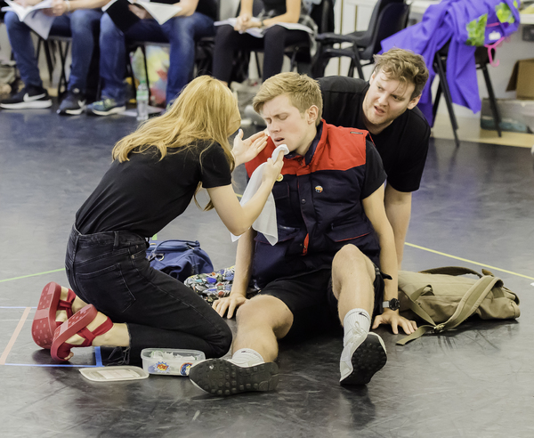 Photo Flash: Get a First Look at Rob Houchen and More in Rehearsal For EUGENIUS! Image