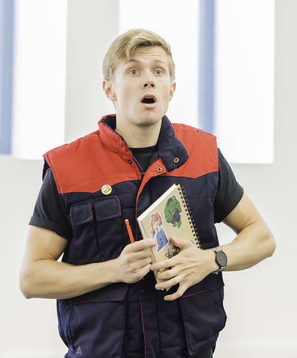 Photo Flash: Get a First Look at Rob Houchen and More in Rehearsal For EUGENIUS! Image