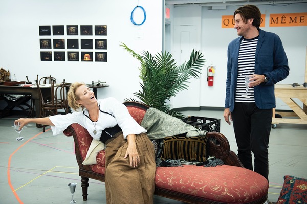Photo Flash: In Rehearsal with Janet McTeer & Company for BERNHARDT/HAMLET! Image