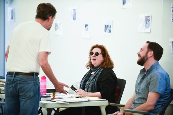 Photo Flash: In Rehearsal with Janet McTeer & Company for BERNHARDT/HAMLET! Image