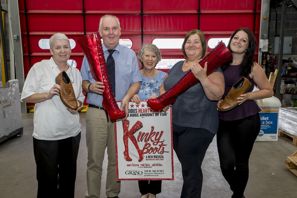 Photo Flash: The Famous KINKY BOOTS Themselves Strut Into Wolverhampton Ahead of October Opening Image