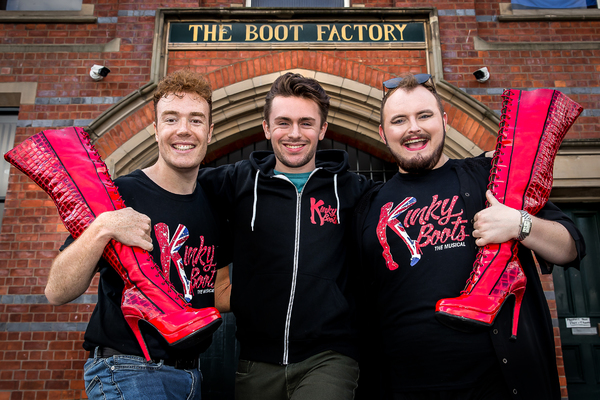 Photo Flash: The Famous KINKY BOOTS Themselves Strut Into Wolverhampton Ahead of October Opening Image