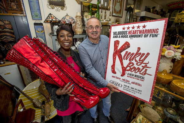 Photo Flash: The Famous KINKY BOOTS Themselves Strut Into Wolverhampton Ahead of October Opening Image