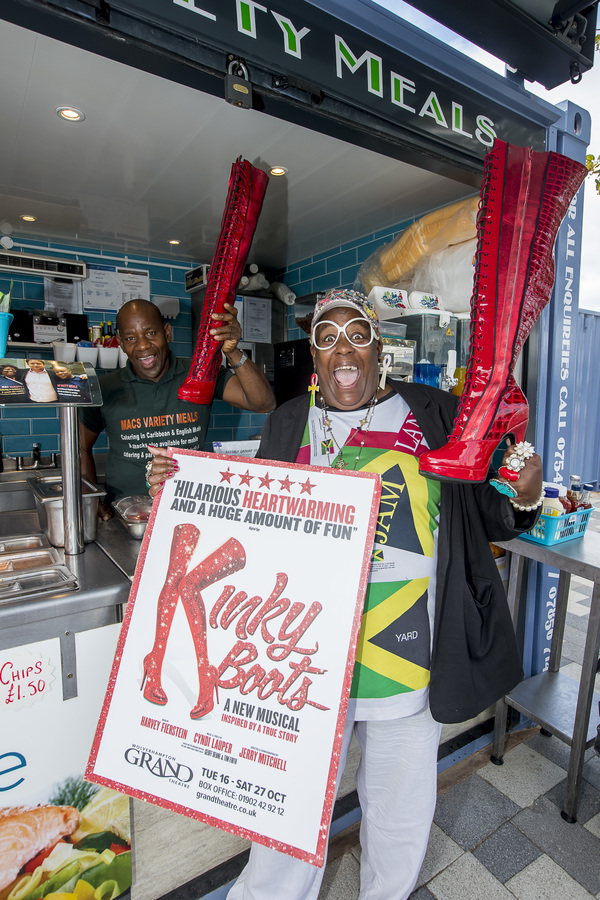Photo Flash: The Famous KINKY BOOTS Themselves Strut Into Wolverhampton Ahead of October Opening Image