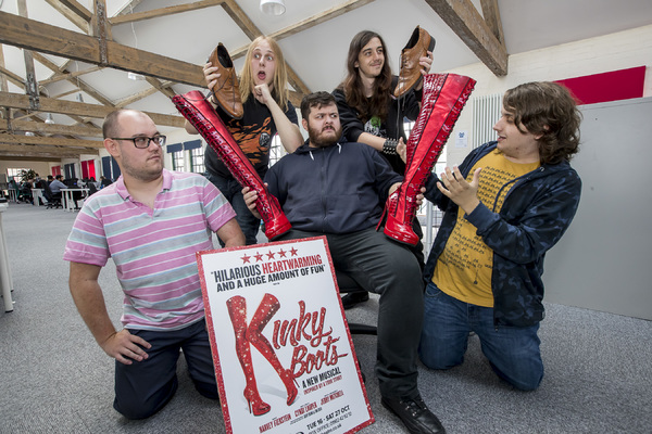 Photo Flash: The Famous KINKY BOOTS Themselves Strut Into Wolverhampton Ahead of October Opening Image