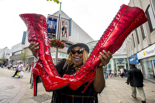 Photo Flash: The Famous KINKY BOOTS Themselves Strut Into Wolverhampton Ahead of October Opening Image