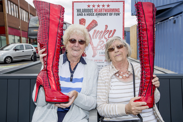 Photo Flash: The Famous KINKY BOOTS Themselves Strut Into Wolverhampton Ahead of October Opening Image