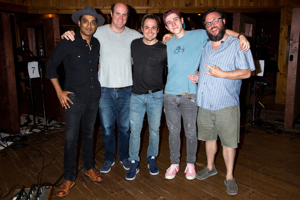 Photo Coverage: GETTIN' THE BAND BACK TOGETHER Hits the Recording Studio! Image
