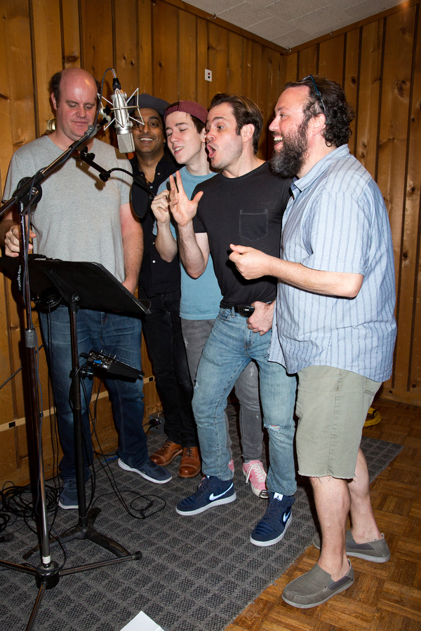 Photo Coverage: GETTIN' THE BAND BACK TOGETHER Hits the Recording Studio! Image