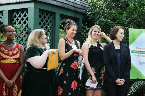 SynchronicIty Staffers Taryn Carmona, Emma Calabrese, Rachel May, Maddie Mahood and L Photo