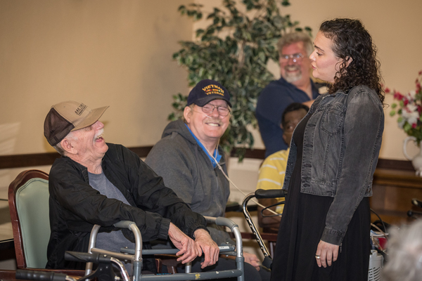 Photo Flash: LES MISERABLES National Tour Cast Performs with Sing For Your Seniors in Denver 