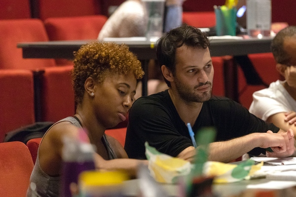 Photo Flash: In Rehearsal for THE BLACK CLOWN at Loeb Drama Center Image