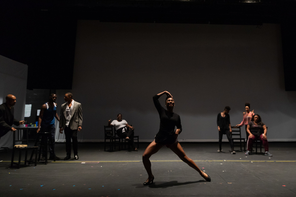 Photo Flash: In Rehearsal for THE BLACK CLOWN at Loeb Drama Center Image